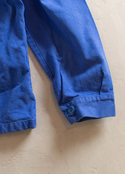 1980s Molinel Bleu de Travail French Workwear Chore Jacket Size L/XL