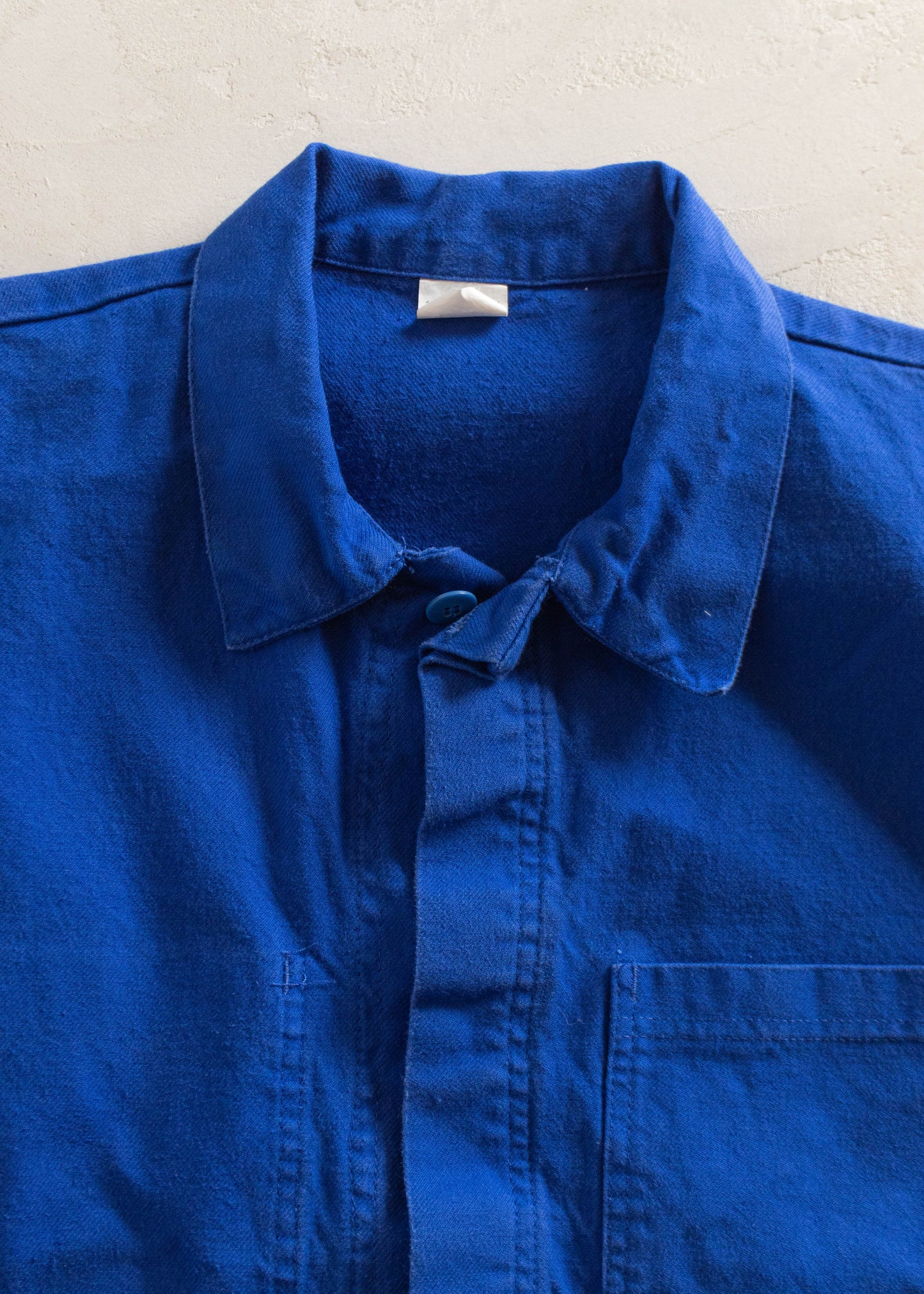 1980s Bleu de Travail French Workwear Chore Jacket Size M/L