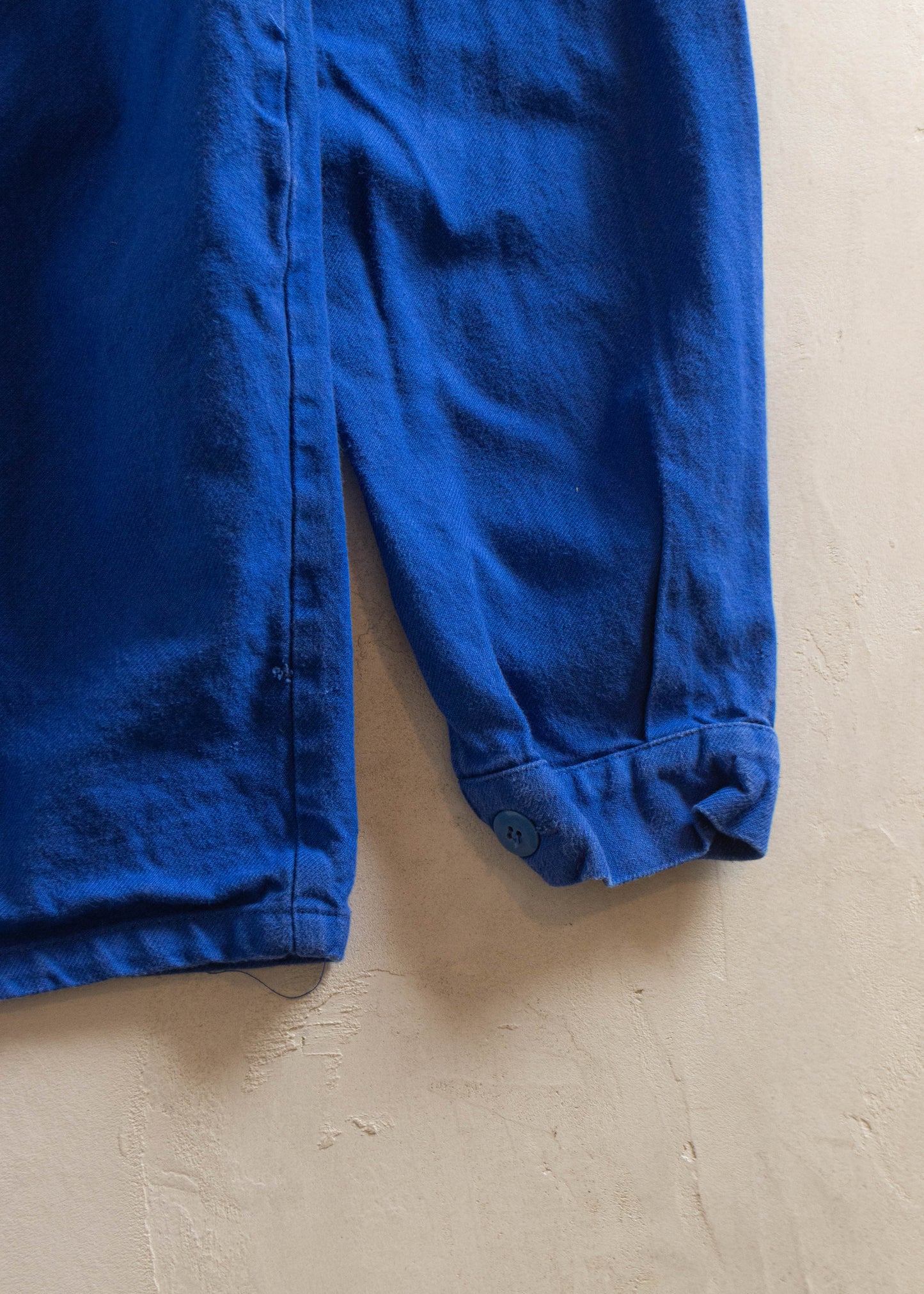 1980s Bleu de Travail French Workwear Chore Jacket Size M/L