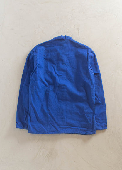 1980s Bleu de Travail French Workwear Chore Jacket Size S/M