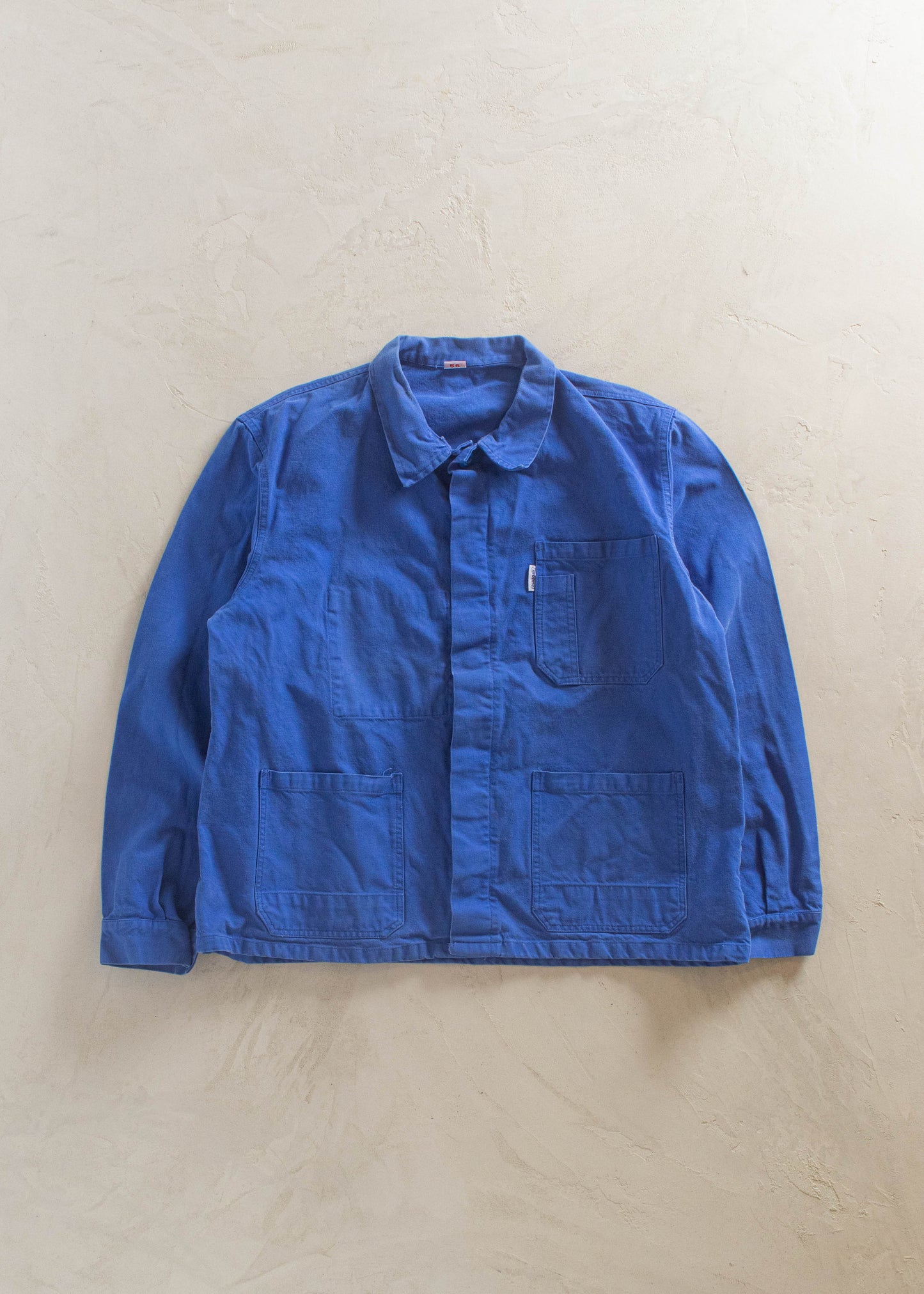 1980s Molinel Bleu de Travail French Workwear Chore Jacket Size L/XL