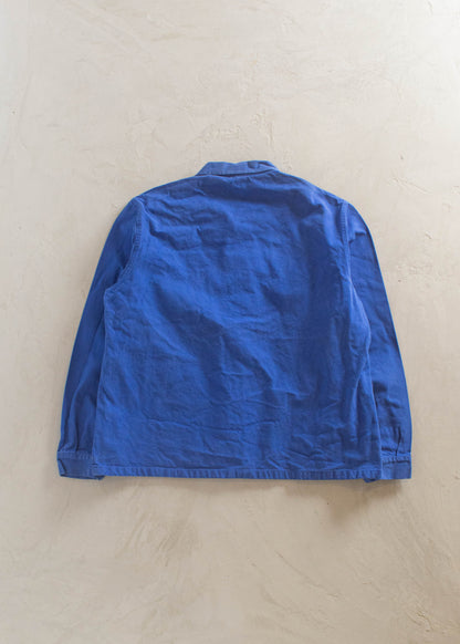 1980s Molinel Bleu de Travail French Workwear Chore Jacket Size L/XL