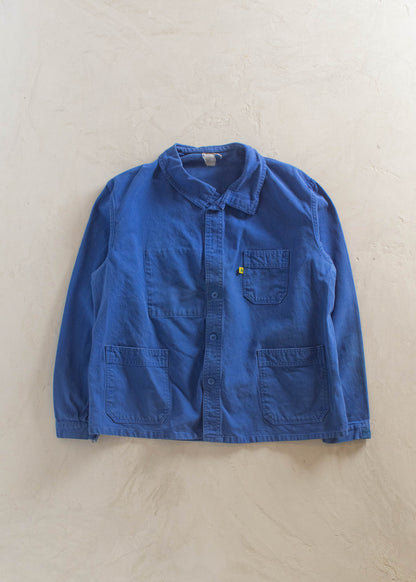 1980s Bleu de Travail French Workwear Chore Jacket Size XL/2XL