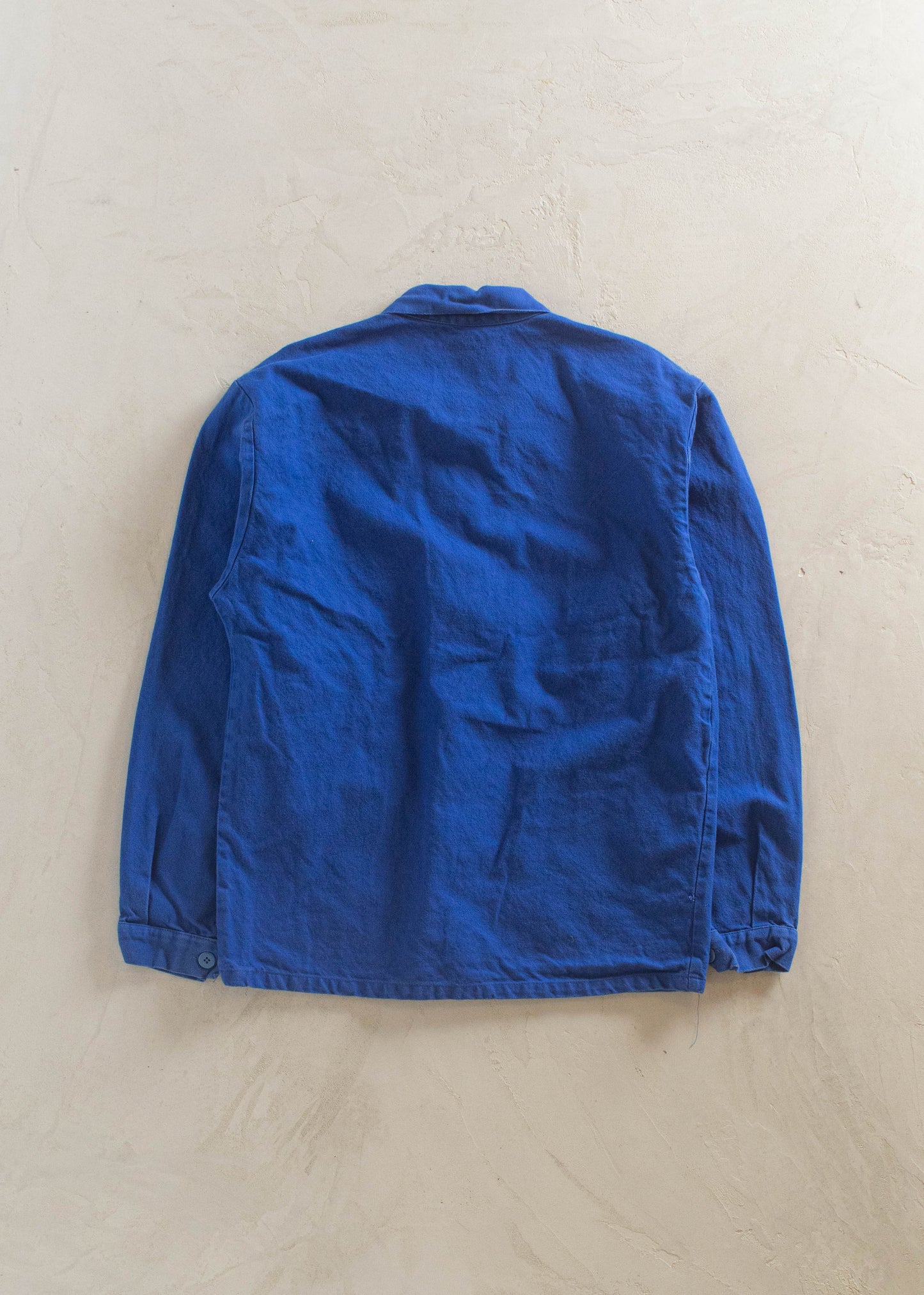 1980s Bleu de Travail French Workwear Chore Jacket Size M/L