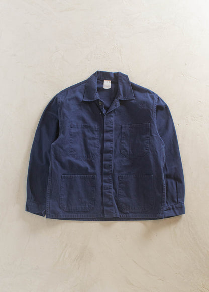 1980s Bleu de Travail European Workwear Chore Jacket Size M/L