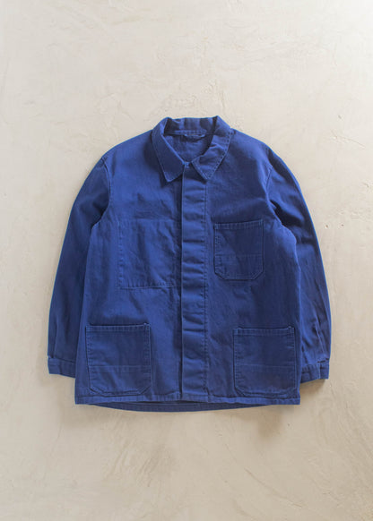 1980s Bleu de Travail European Workwear Chore Jacket Size S/M