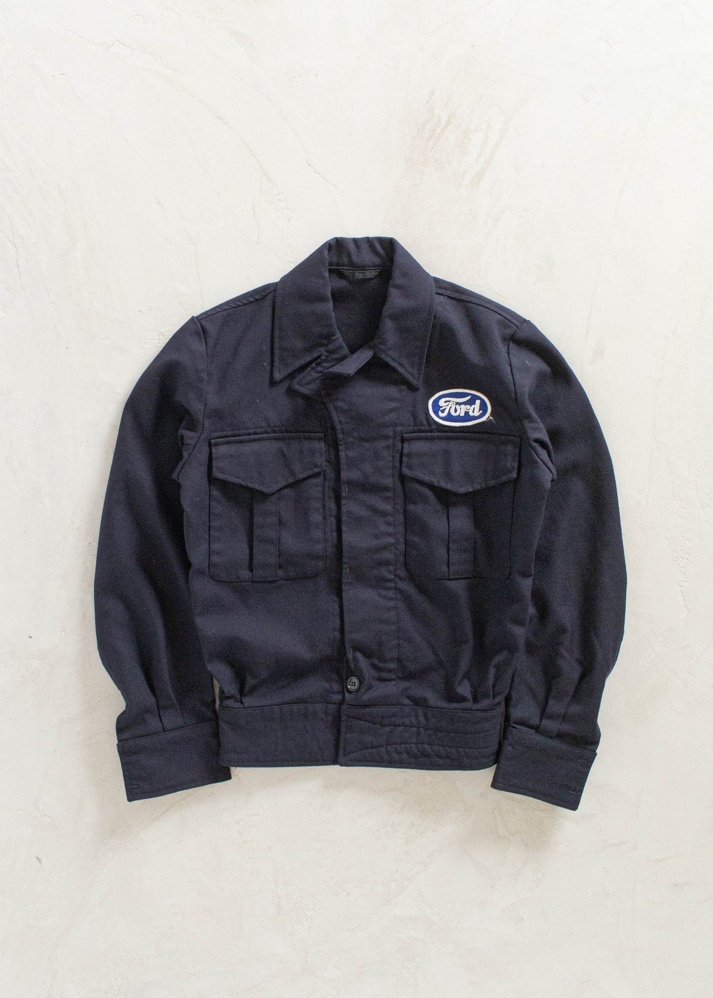 Vintage Ford Patch Military Uniform Jacket Size XS/S