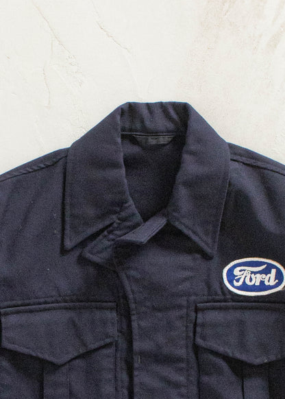 Vintage Ford Patch Military Uniform Jacket Size XS/S