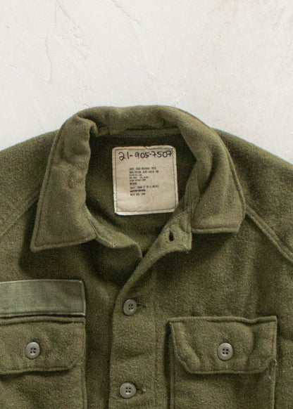 Vintage Military OG 108 Wool Button Up Shirt Size M/L