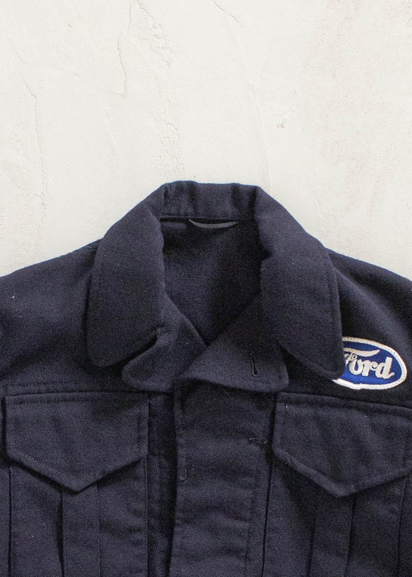 Vintage Ford Patch Military Uniform Jacket Size 2XS/XS