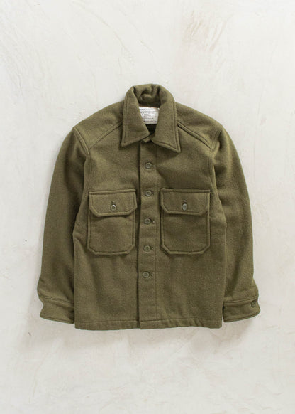 Vintage Military OG 108 Wool Button Up Shirt Size S/M