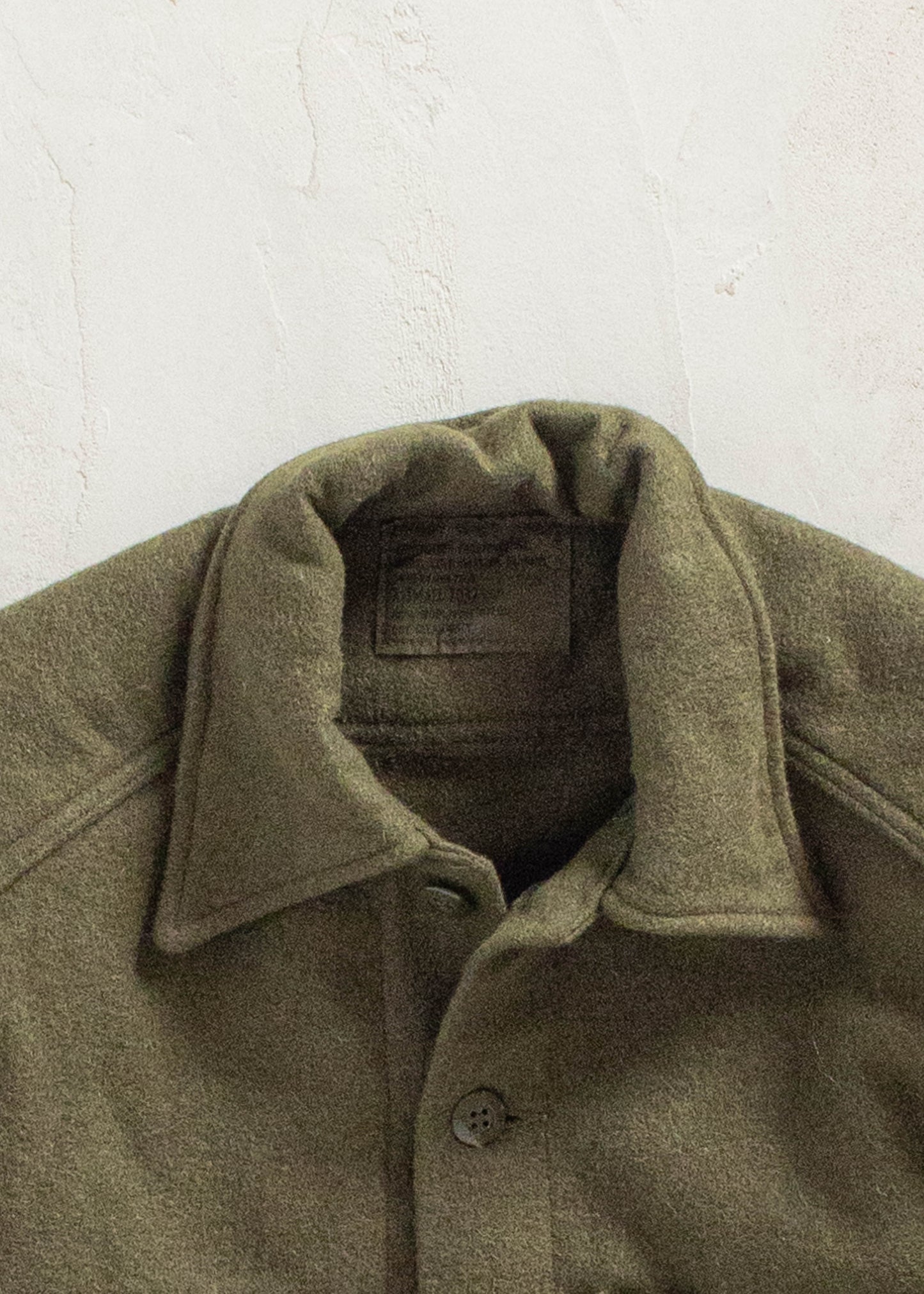 Vintage Military OG 108 Wool Button Up Shirt Size S/M