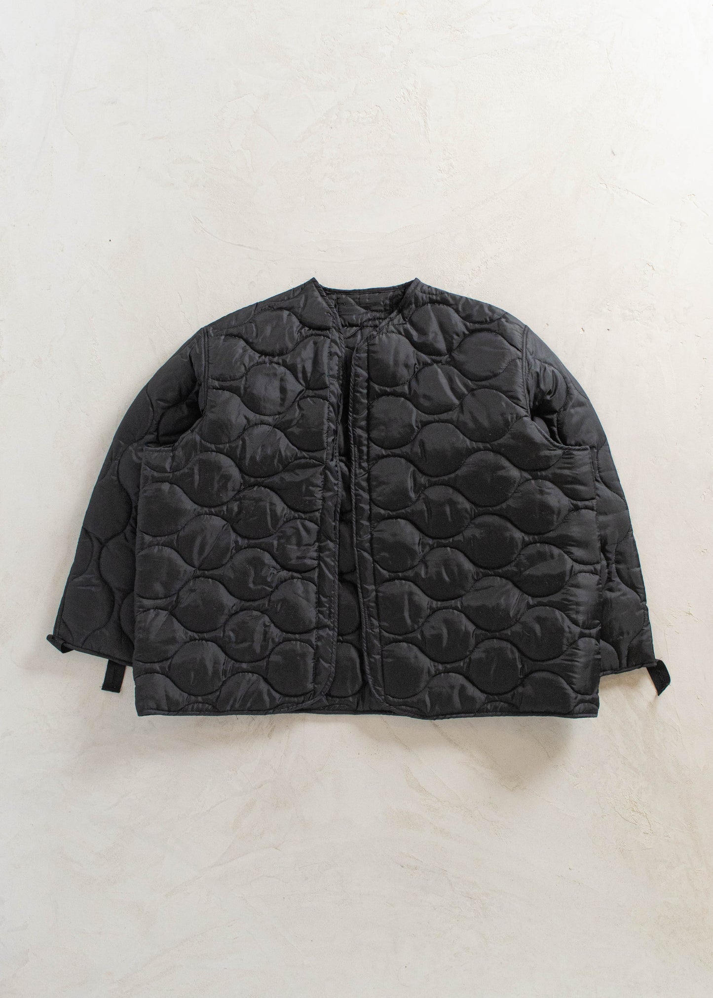 1980s Military Quilted Liner Jacket Size L/XL