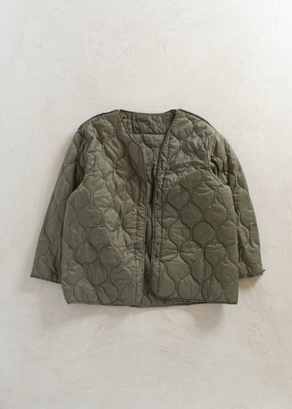 1980s Military Quilted Liner Jacket Size XL/2XL