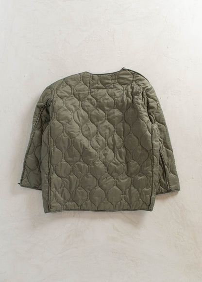 1980s Military Quilted Liner Jacket Size XL/2XL