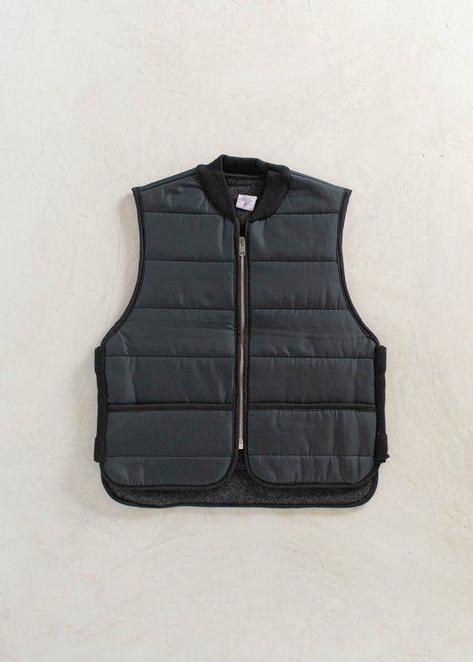 1980s Deadstock Workwear Nylon Vest L/XL