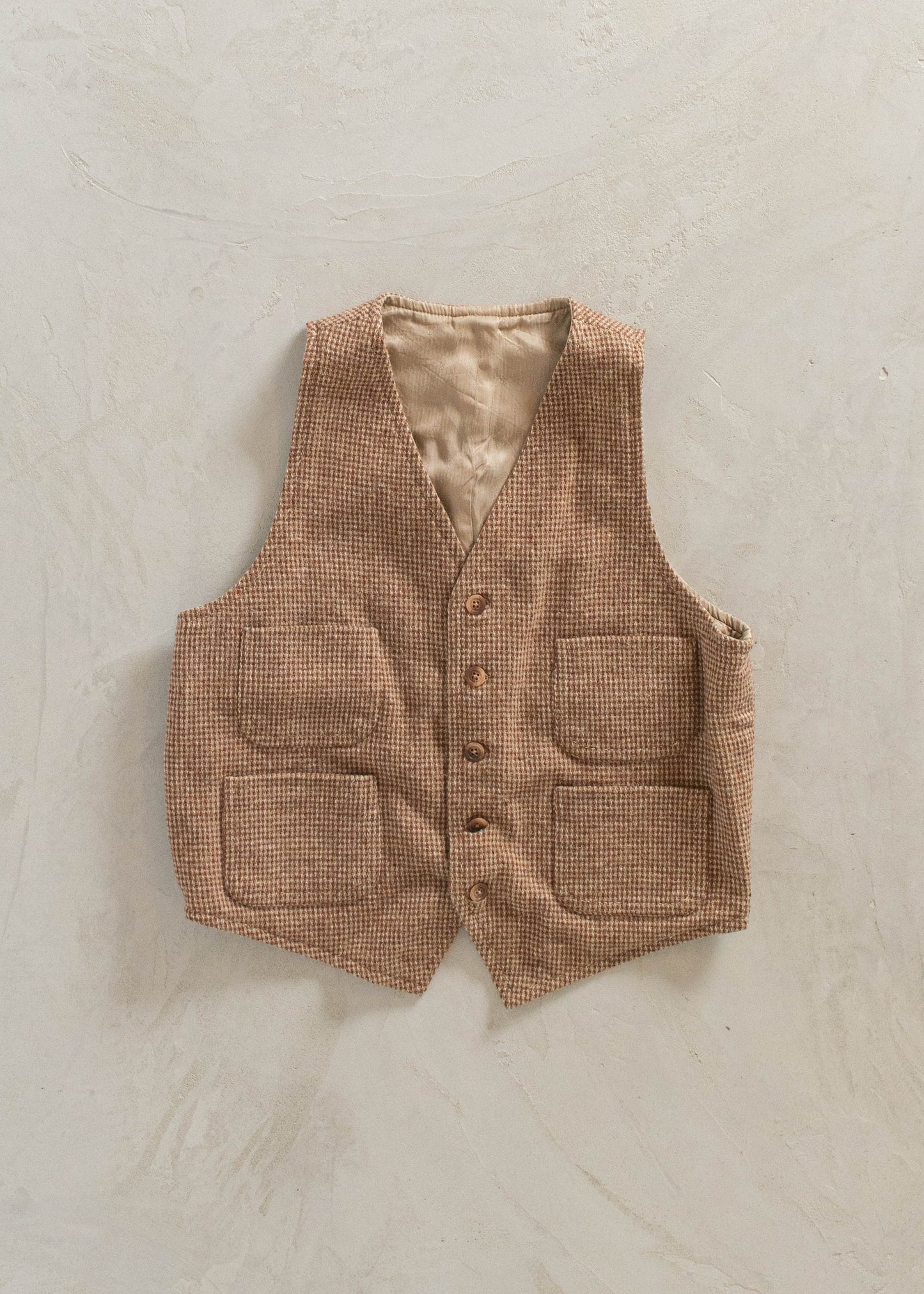 1970s Wool Suit Vest Size S/M