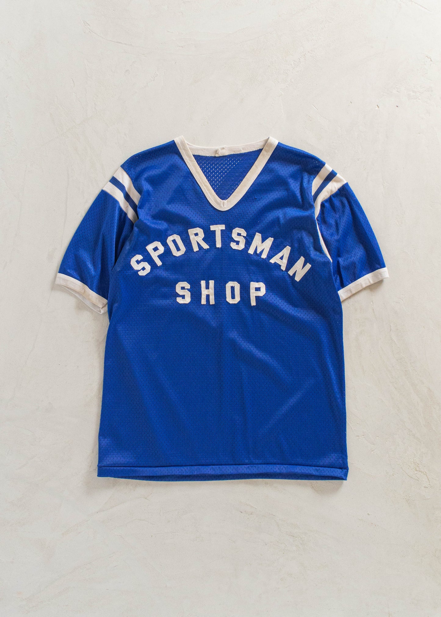 Vintage 1980s Jesco Sportsman Shop Mesh Sport Jersey Size S/M