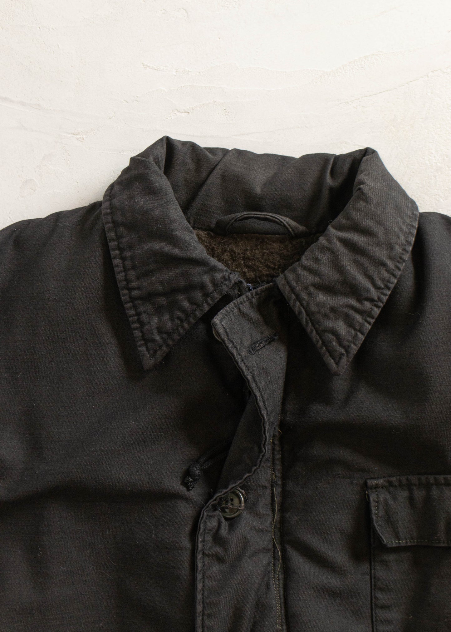 1970s US Navy Military Overdyed Deck Jacket Size M/L