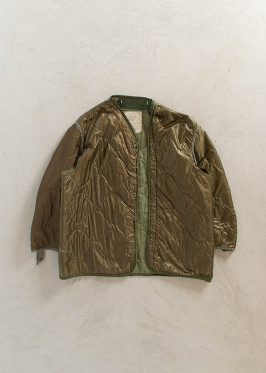 Vintage 1980s Military M-65 Quilted Liner Jacket Size M/L