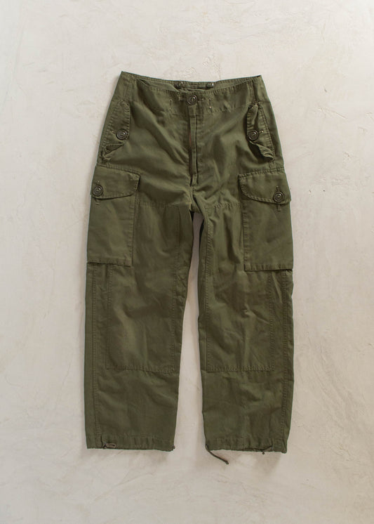 1980s Military Wind Cargo Pants Size S/M