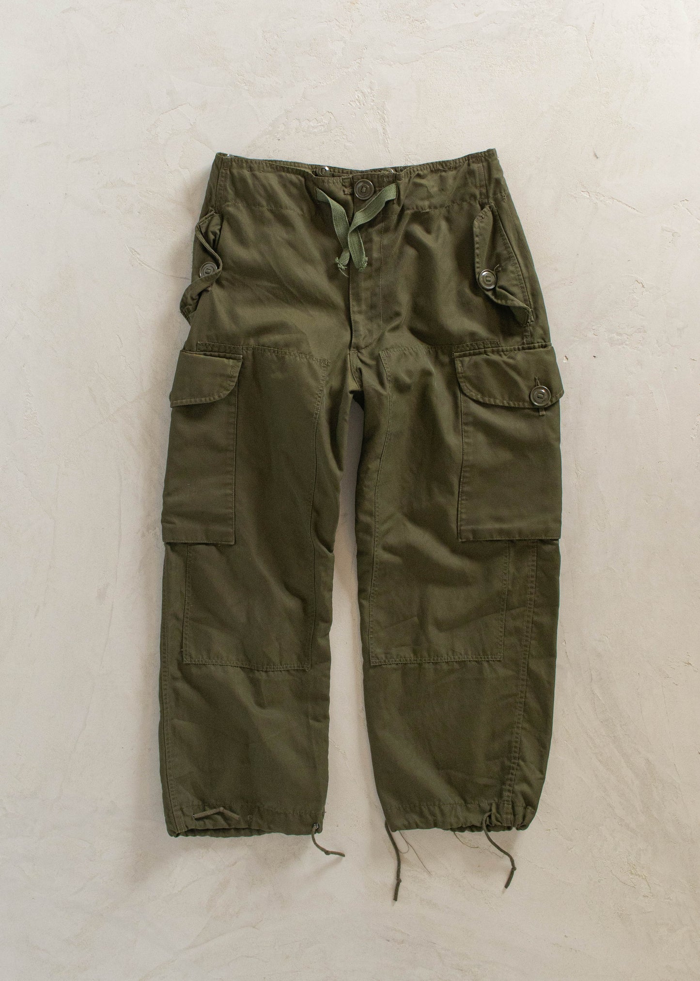 1980s Military Wind Cargo Pants Size S/M