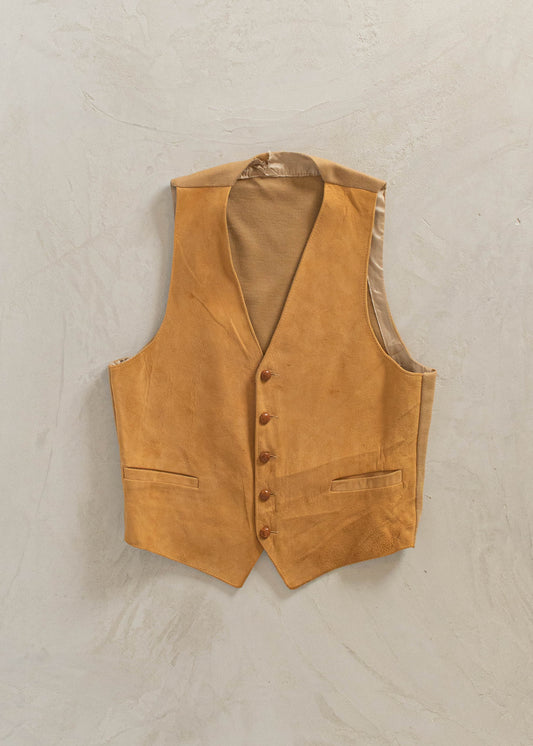 Vintage 1970s Suede Vest Size XS/S