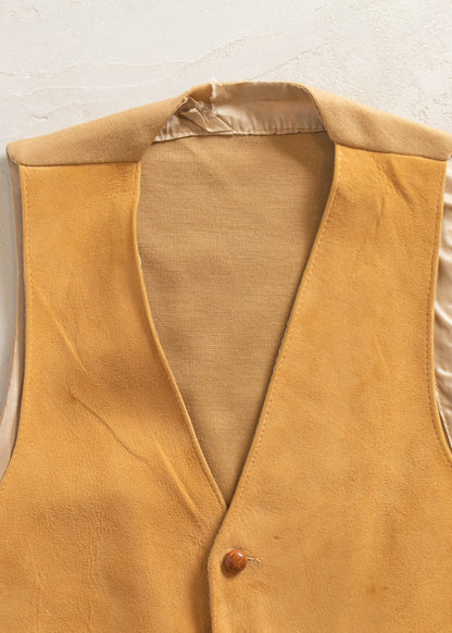 Vintage 1970s Suede Vest Size XS/S