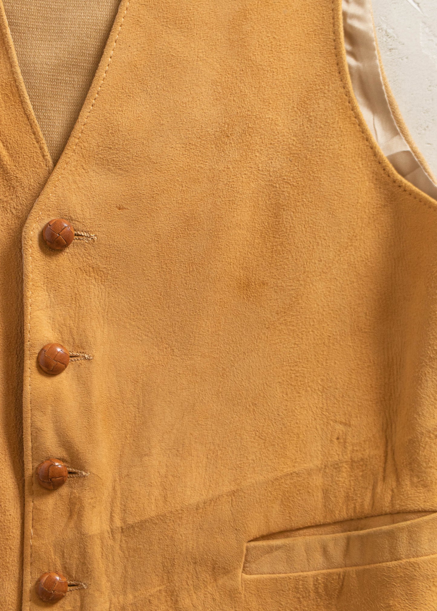 Vintage 1970s Suede Vest Size XS/S