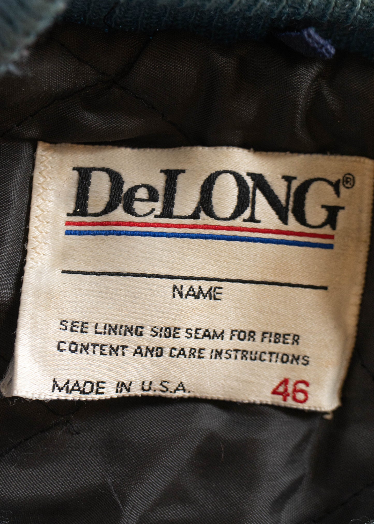 Vintage 1990s DeLong Varsity Letterman Jacket Size L/XL