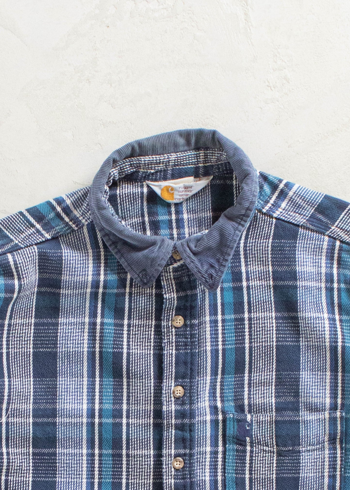 Vintage Carhartt Cotton Flannel Button Up Shirt Size 2XL/3XL