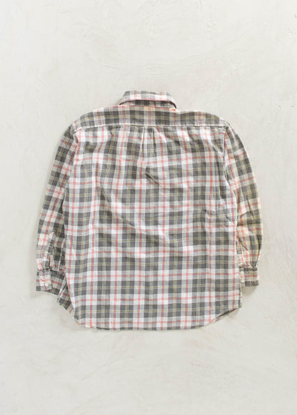 Vintage Cotton Flannel Button Up Shirt Size L/XL