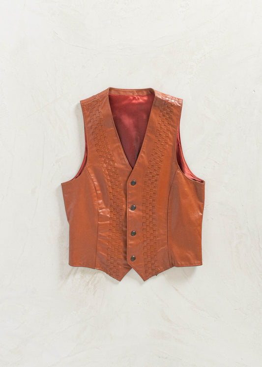 Vintage Leather Vest Size XS/S