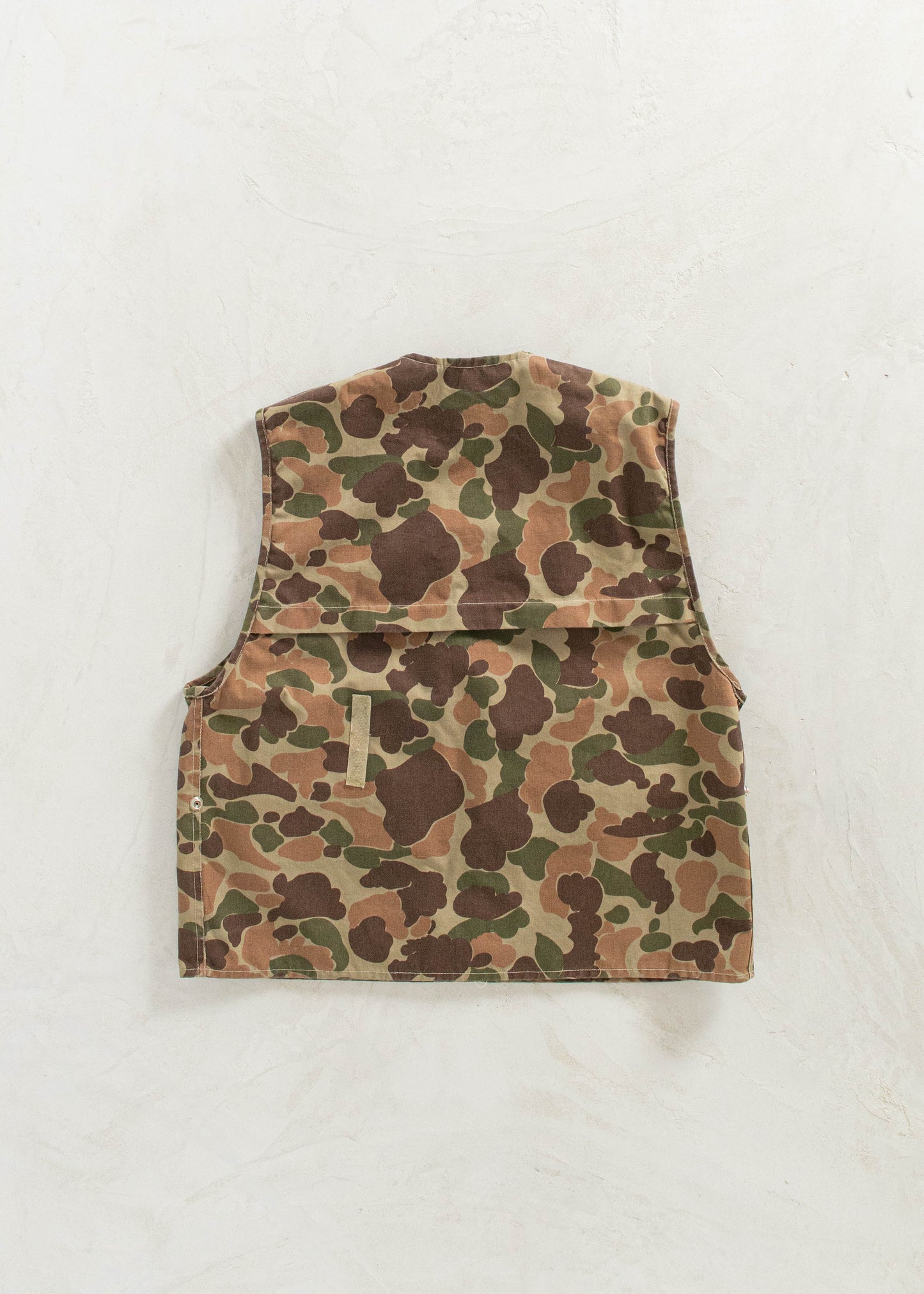 Vintage Woodland Frog Camo Hunting Vest Size L/XL