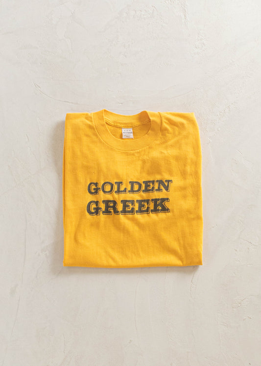 1980s Golden Greek Souvenir T-Shirt Size S/M