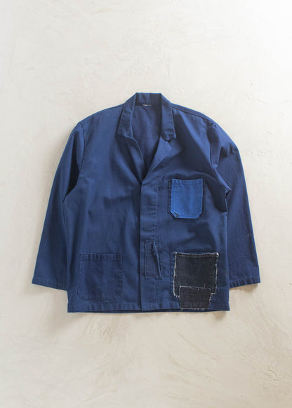 1980s Bleu de Travail French Workwear Chore Jacket Size L/XL