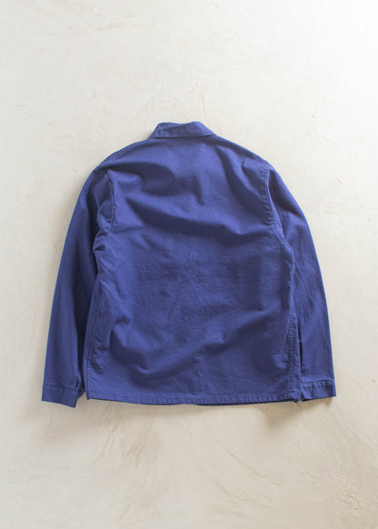 1980s Bleu de Travail French Workwear Chore Jacket Size M/L