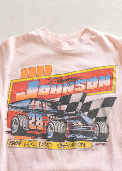 1980s Hanes Danny Johnson Mr. Dirt Champion T-Shirt Size XS/S