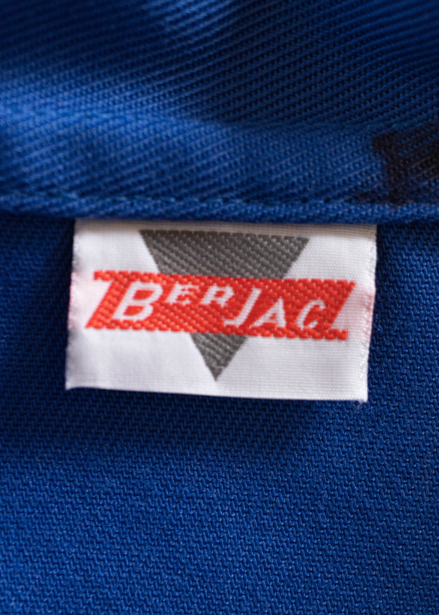 1980s Ber Jac Bleu de Travail French Workwear Chore Jacket Size M/L