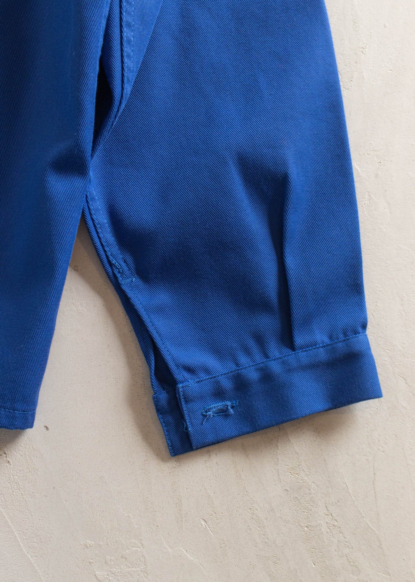 1980s Ber Jac Bleu de Travail French Workwear Chore Jacket Size M/L