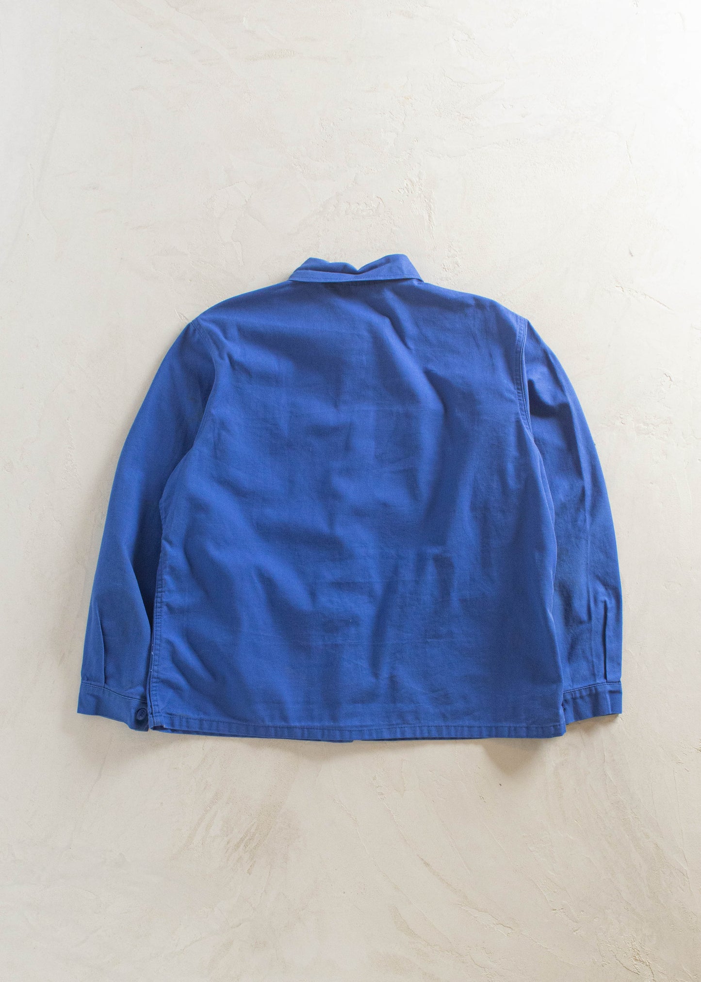 1980s Bleu de Travail French Workwear Chore Jacket Size M/L