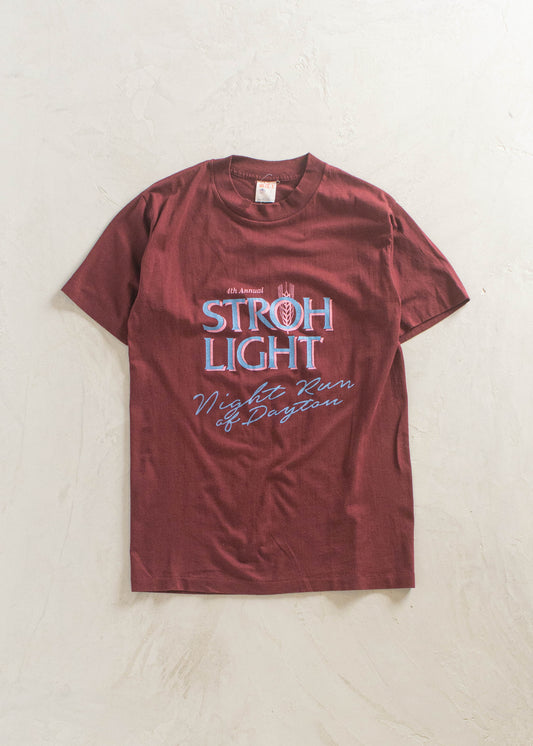 1980s Stroh Light Night Run Of Dayton T-Shirt Size S/M