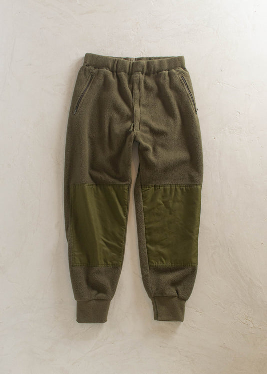 1990s Military Combat Polar Fleece Sweatpants Size L/XL