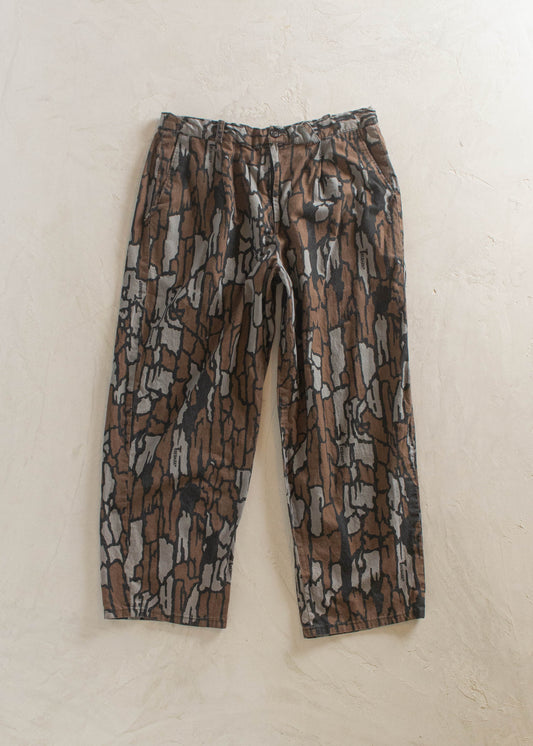 1980s Real Tree Camo Pants Size Women's 31 Men's 33