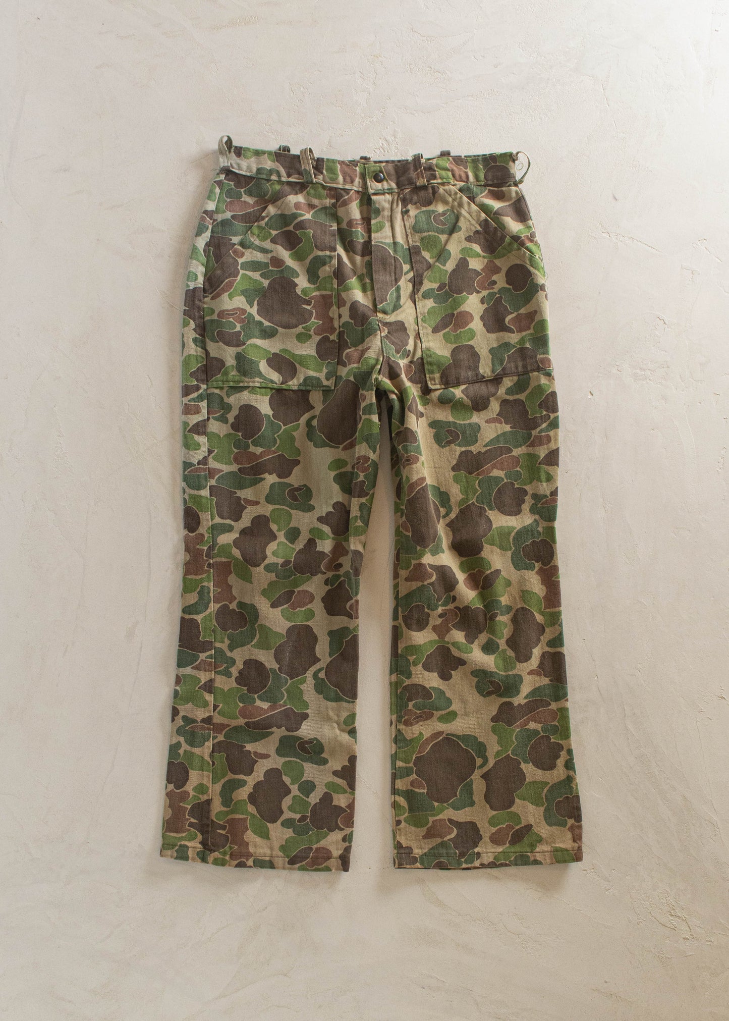 1980s Frog Camo Pants Size Women's 31 Men's 33