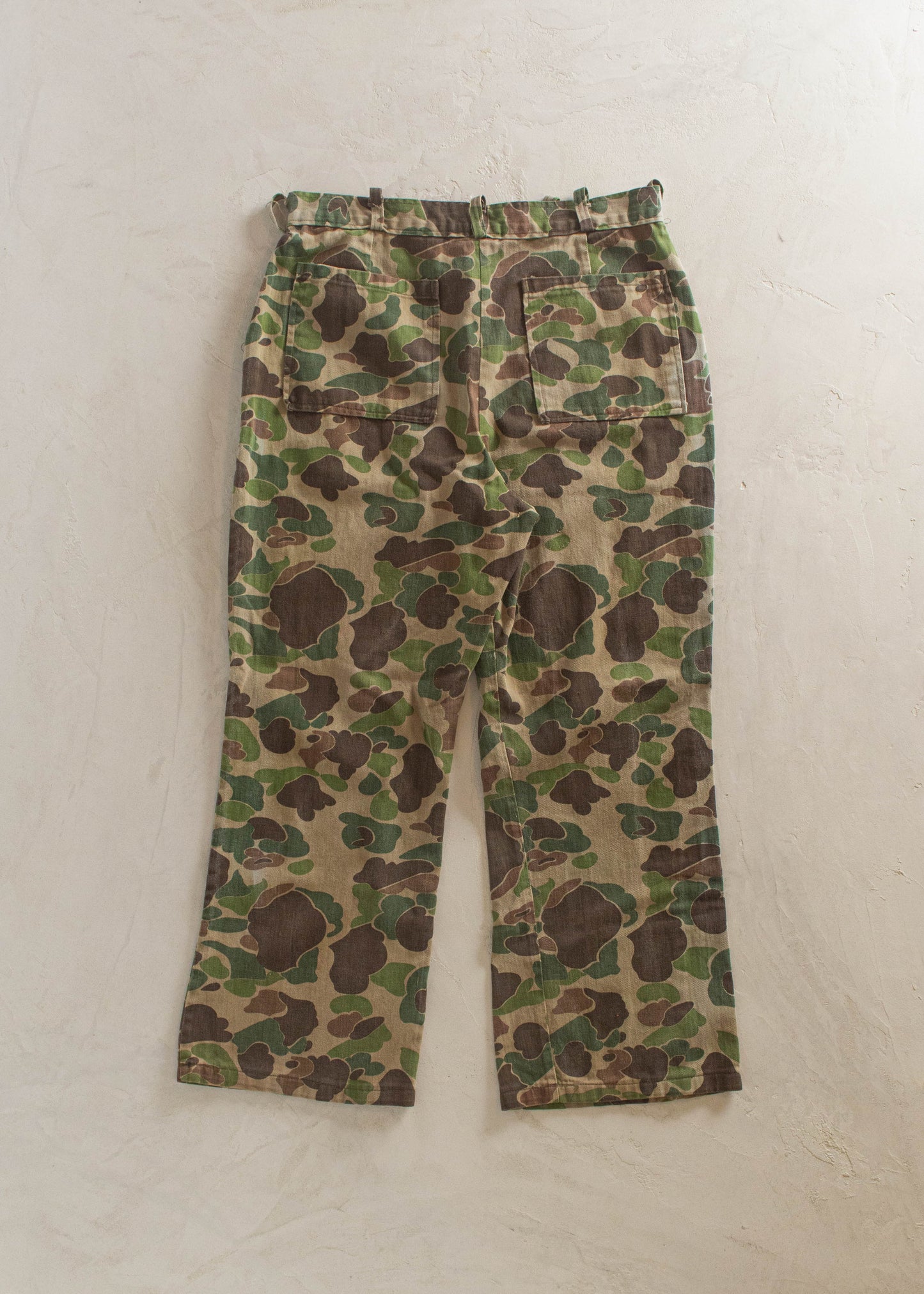 1980s Frog Camo Pants Size Women's 31 Men's 33