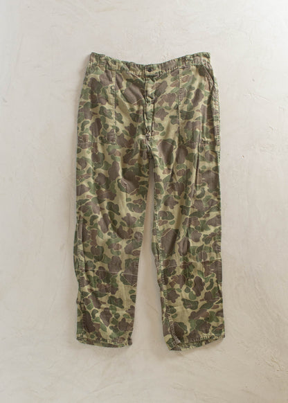 1980s Frog Camo Pants Size Women's 33 Men's 36