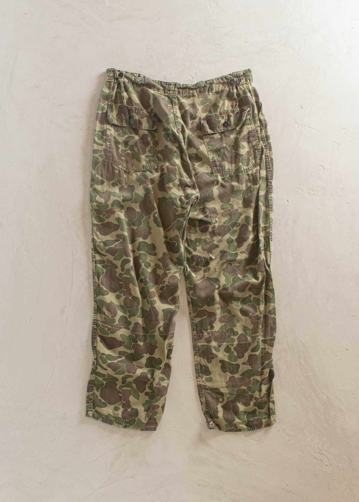 1980s Frog Camo Pants Size Women's 33 Men's 36