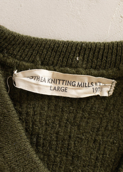 1978 Military Wool Pullover Sweater Size XS/S