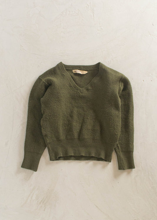 1976 Military Wool Pullover Sweater Size XS/S